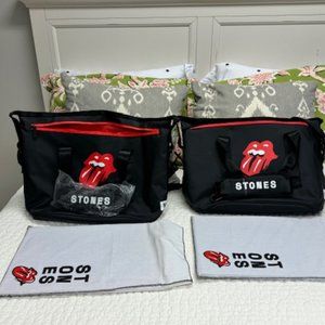 2 ROLLING STONES 2019 NO FILTER TOUR VIP MERCHANDISE INSULATED TOTE BAGS
